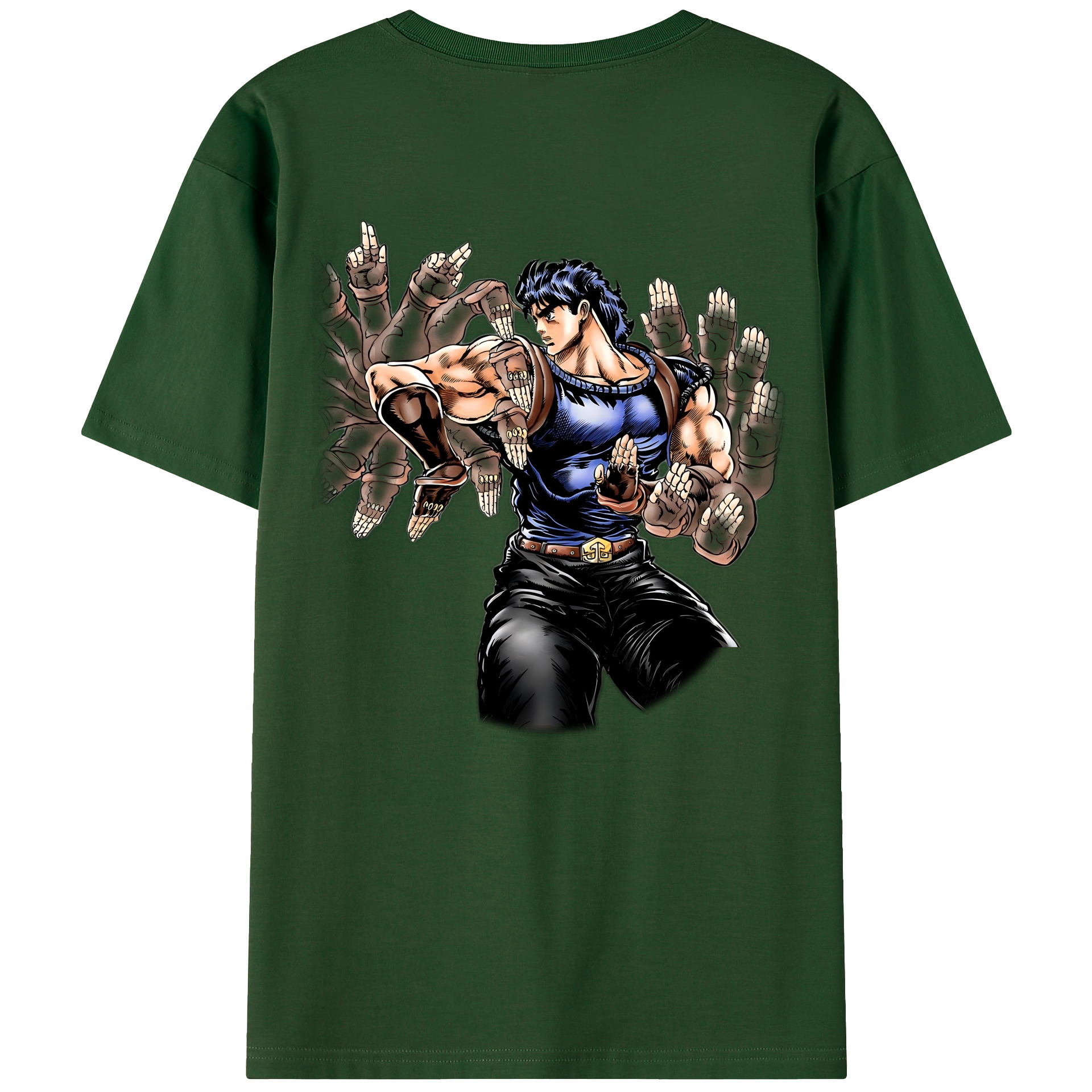 （画像用） ジョジョの奇妙な冒険 /ジョナサン?ジョースター JoJo's Bizarre Adventure Jonathan Joestar 綿100％半袖Tシャツ（背面プリント）